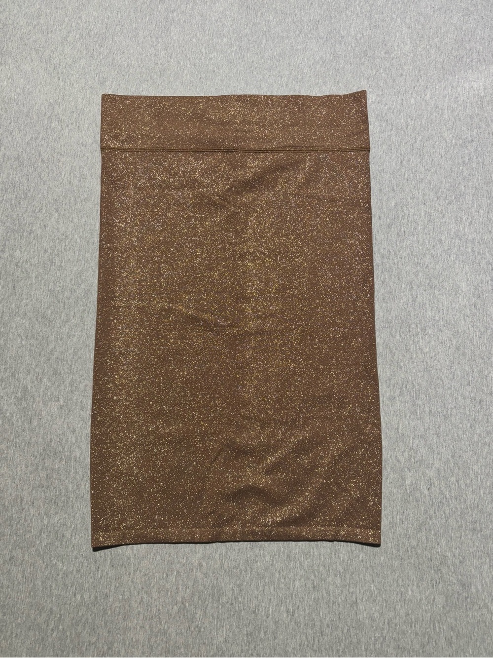 aerie Bronze Metallic Sparkle Pencil Skirt